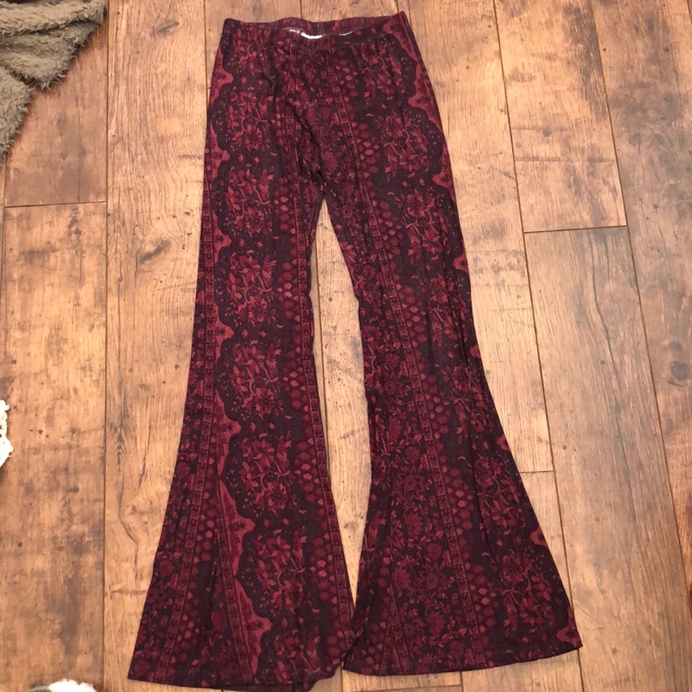 Tribal print flowy pants